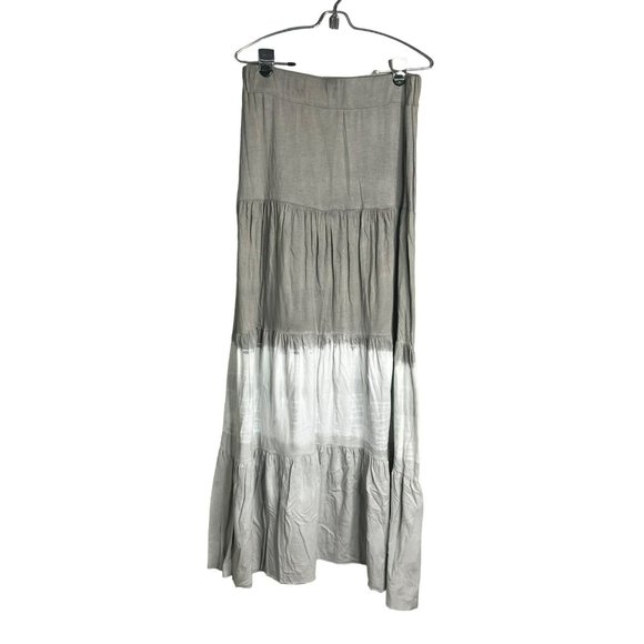 NEW Michael Stars Pull On Tie Dye Midi Maxi Casual Flowy Skirt Ombre Large - Picture 1 of 7